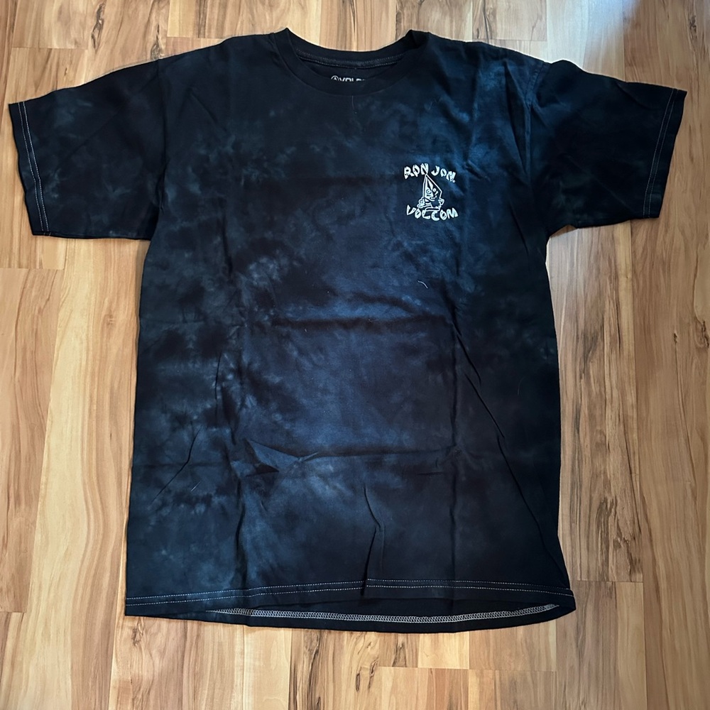 Ron Jon Black Tie Dye Short Sleeve Tee
